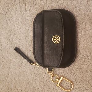 Tory Burch saffiano leather Card Case Key Ring